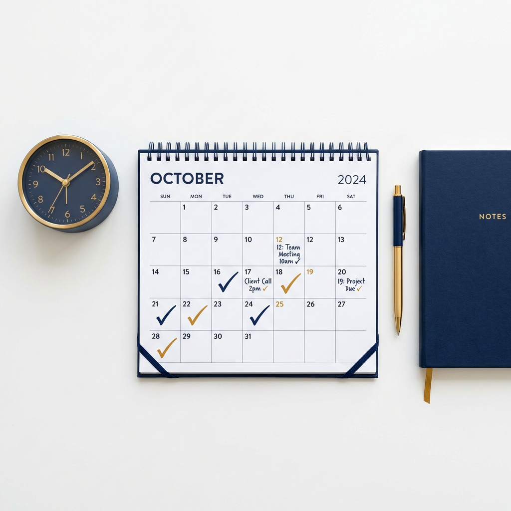 Driving test booking process illustration